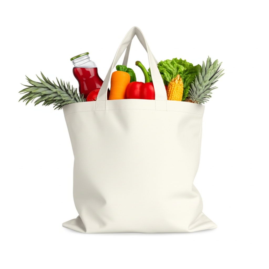 Carup CanvasLite Tote – Foldable, Lightweight & Everyday Casual