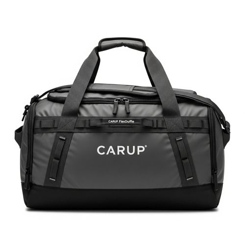 Carup FlexDuffle – Expandable Duffel for Gym, Travel & Daily Use