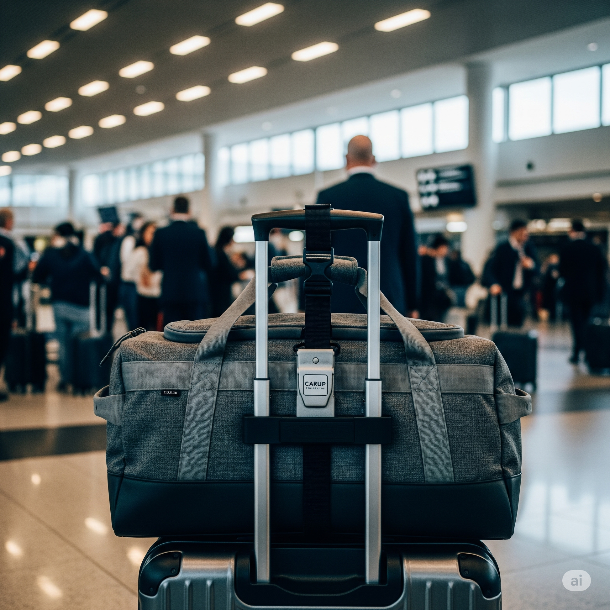 Carup FlexDuffle – Expandable Duffel for Gym, Travel & Daily Use