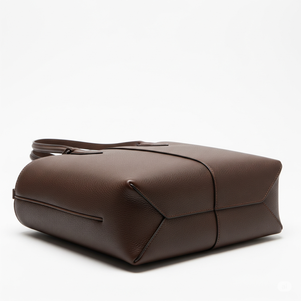 Carup LuxeTote – Premium Leather-Trim Tote for Work & Daily Elegance