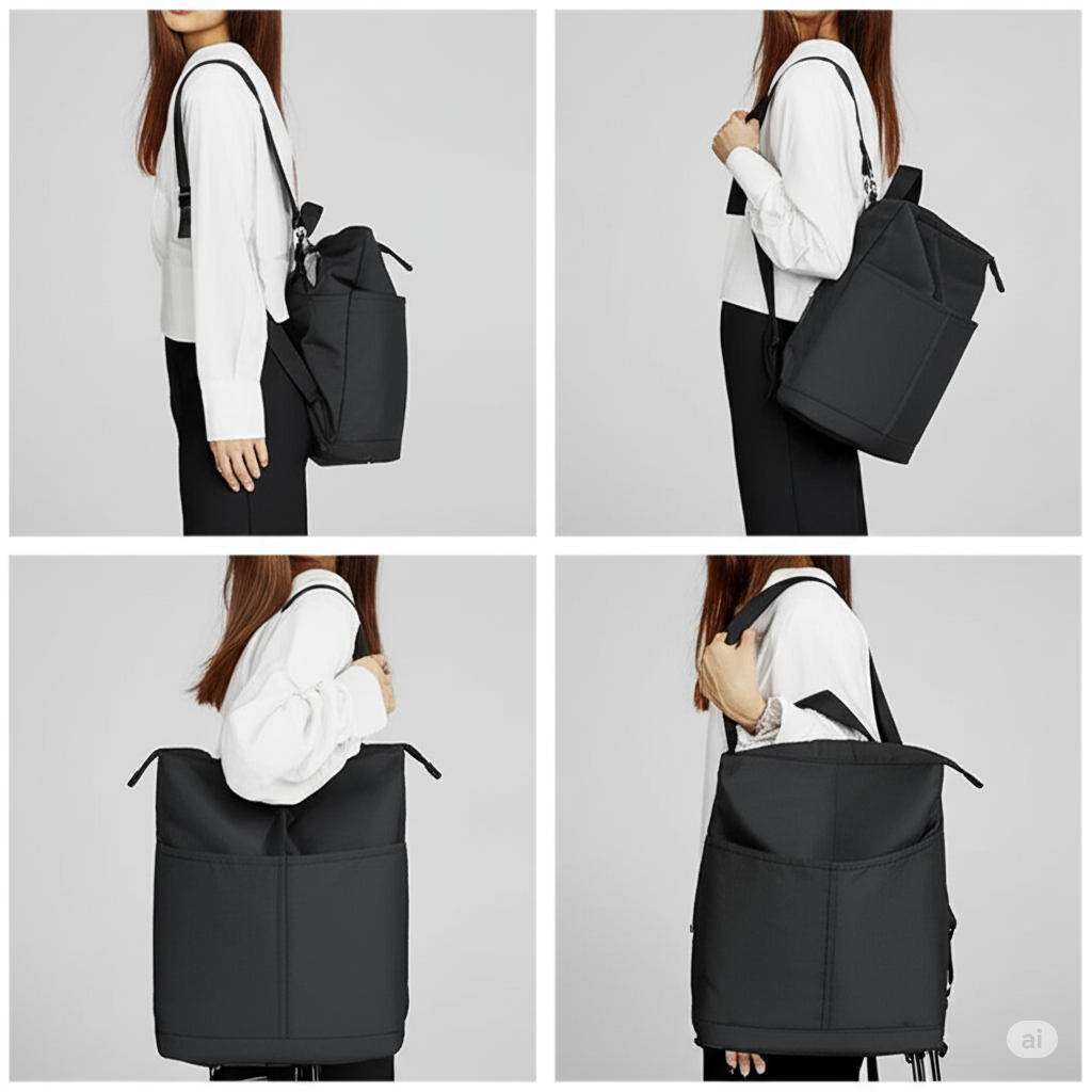 Carup DualMode Tote – Convertible, Stylish & Versatile Carry